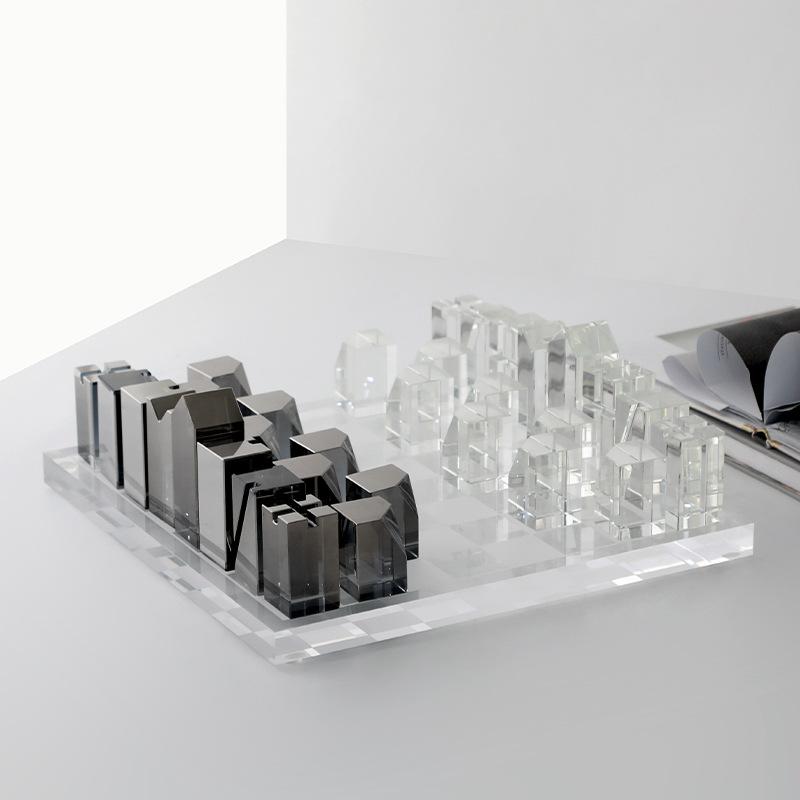 Luxury Acrylic Crystal Chess Board