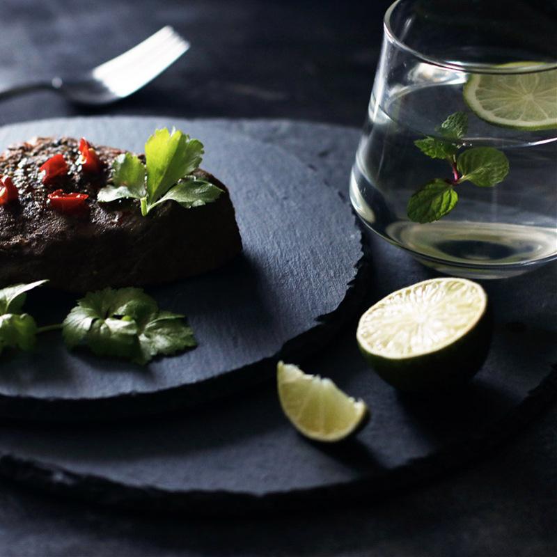 Basalt Natural Slate Plate - Serving Platters - YALA LIFE