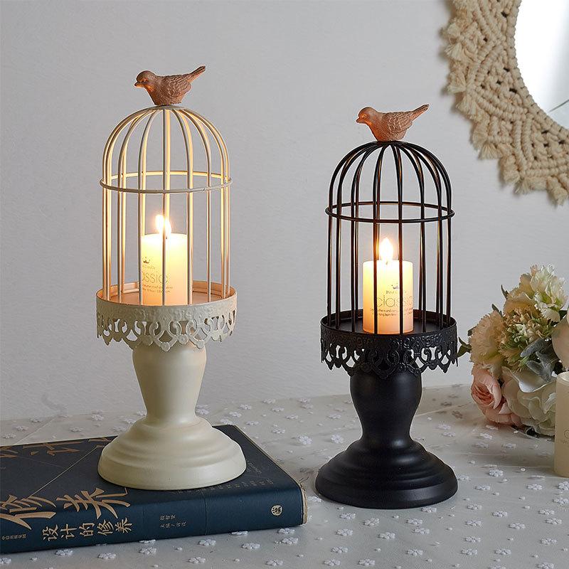 Birdcage Candle Holder - Candle Holders - YALA LIFE