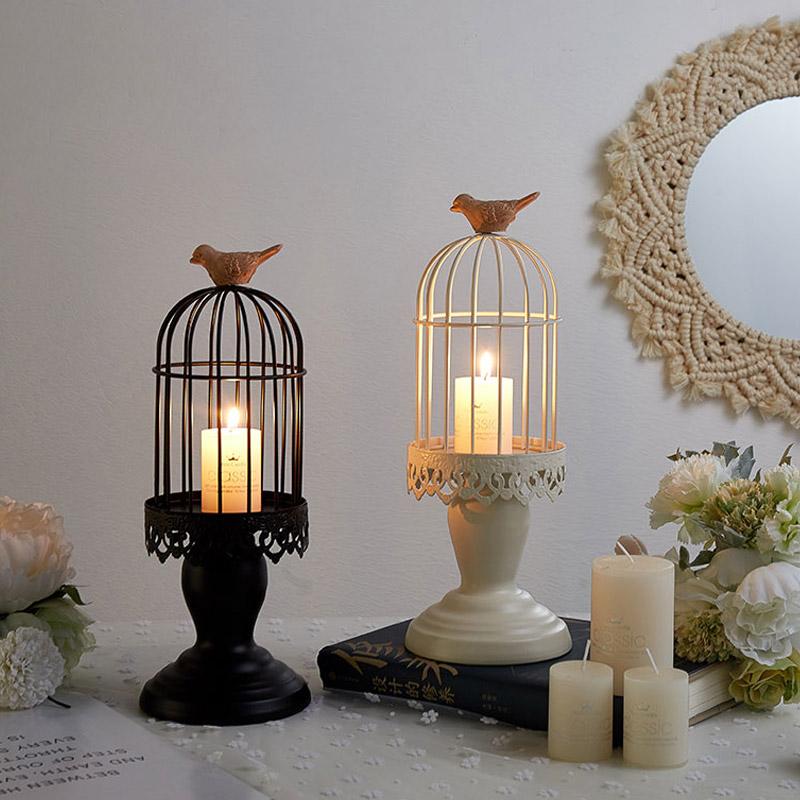 Birdcage Candle Holder - Candle Holders - YALA LIFE