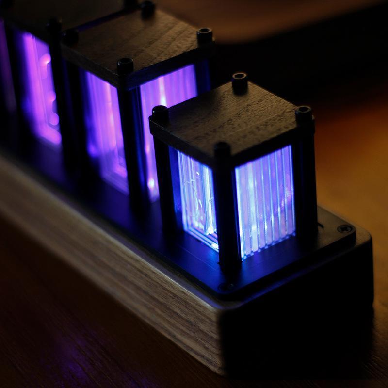 Electra Imitated Glow Tube Clock - Desk &amp; Shelf Clocks - YALA LIFE