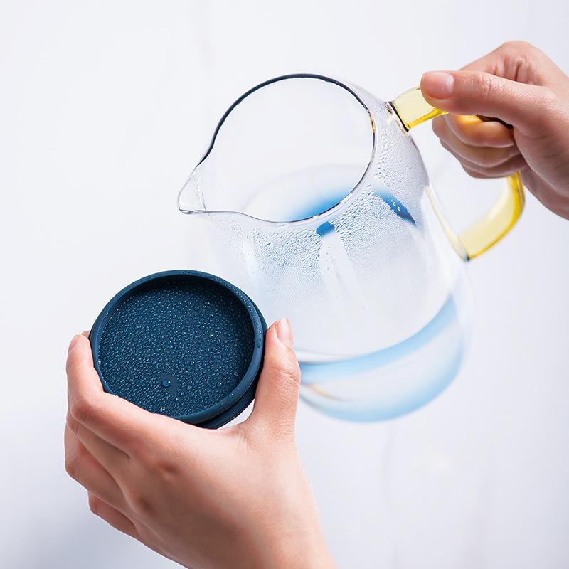 Frosted Blue Glass Drinkware - Drinkware Sets - Yala Life