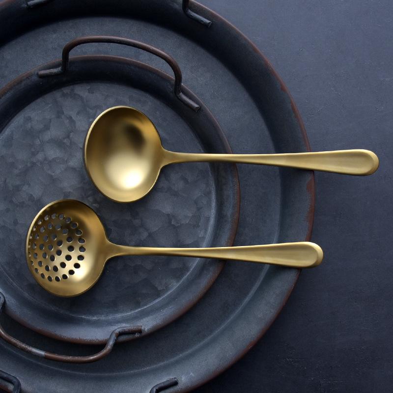 Golden Frosted Kitchen Utensil Set - Kitchen Utensil Sets - Yala Life