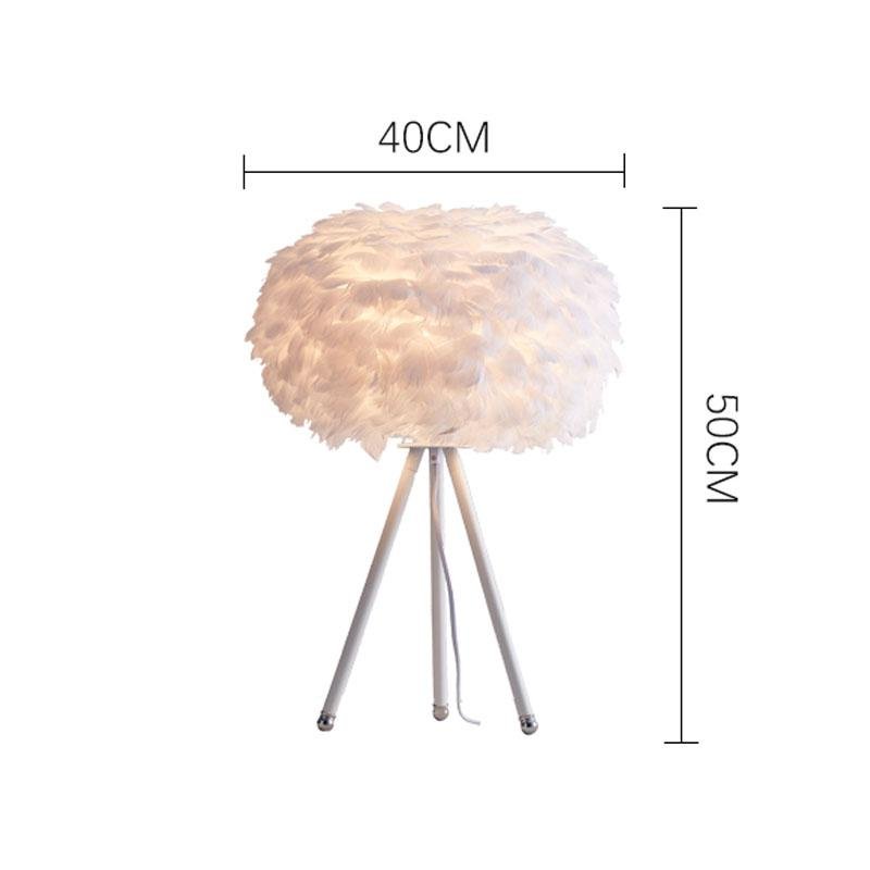 Goose Feather Lamp - Lamps - YALA LIFE