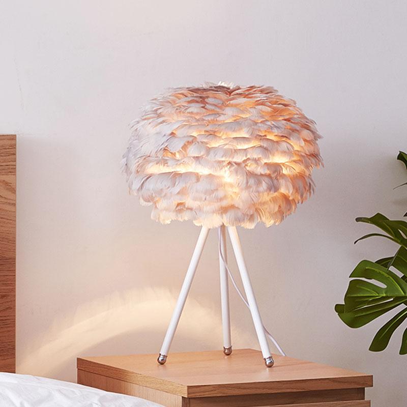 Goose Feather Lamp - Lamps - YALA LIFE