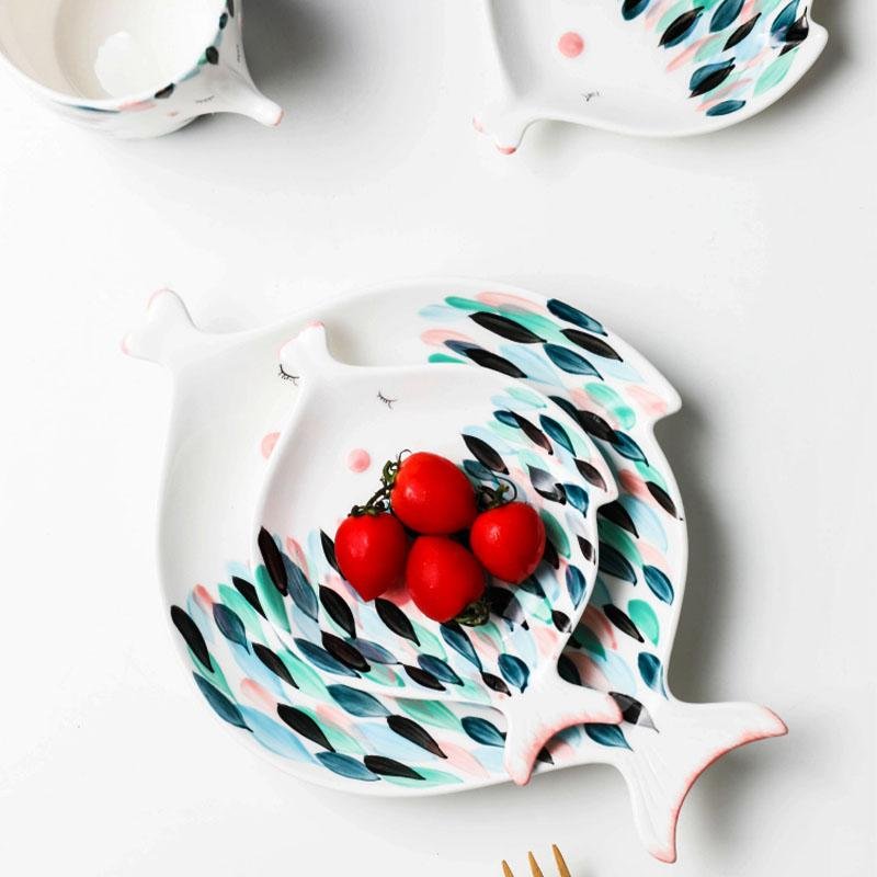 Kissing Fish Teacup Set - Coffee &amp; Tea Sets - YALA LIFE