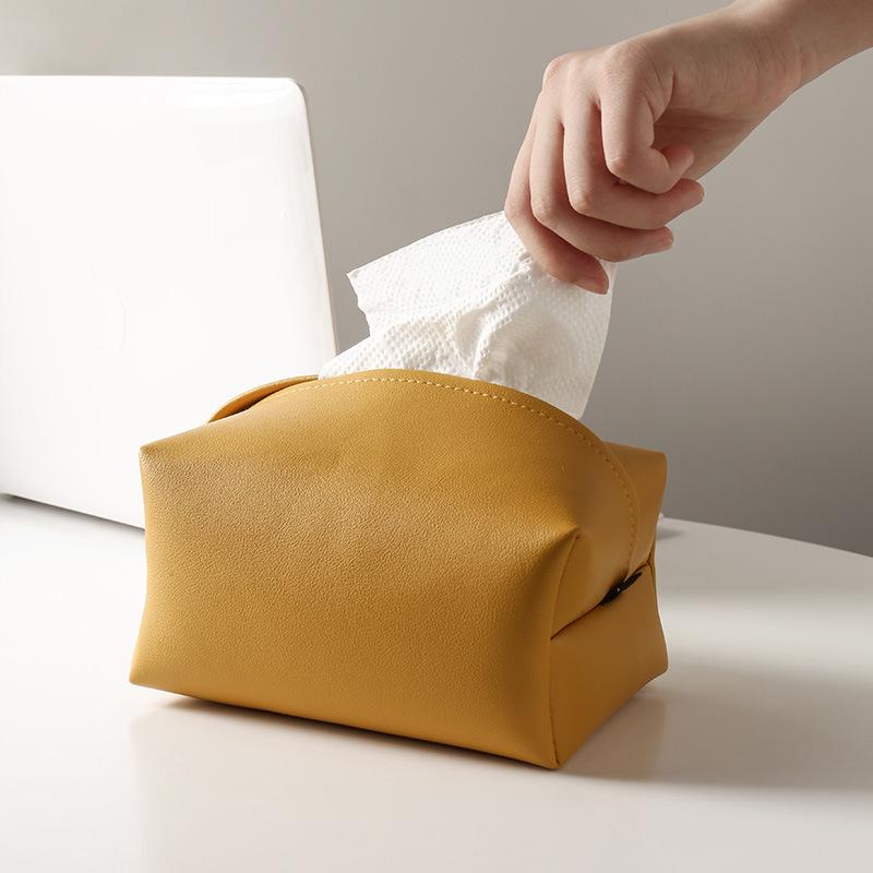 Luxury Leather Tissue Box - Facial Tissue Holders - YL Design