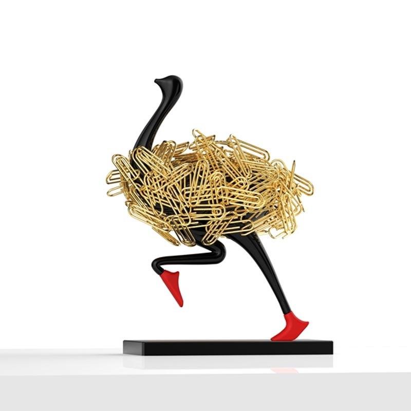 Running Ostrich Clip Holder - Decor - YALA LIFE