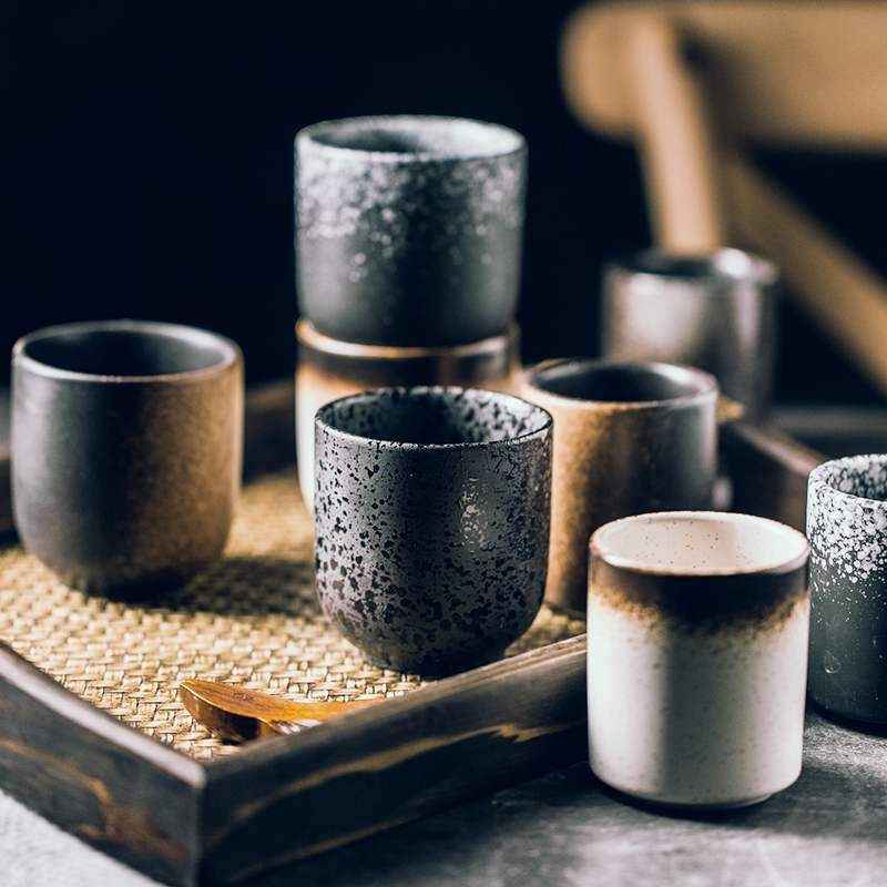 Rustic Earthstone Mug Set - Coffee &amp; Tea Cups - Yala Life